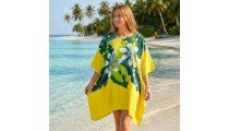 Hot Sale Rayon Dress Hand Painted for Summer